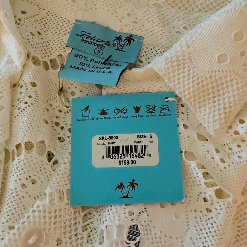 NWT!!!!  2-piece, Le Tarte Beach Pants and Top, Lace with Skull print - Picture 7 of 7